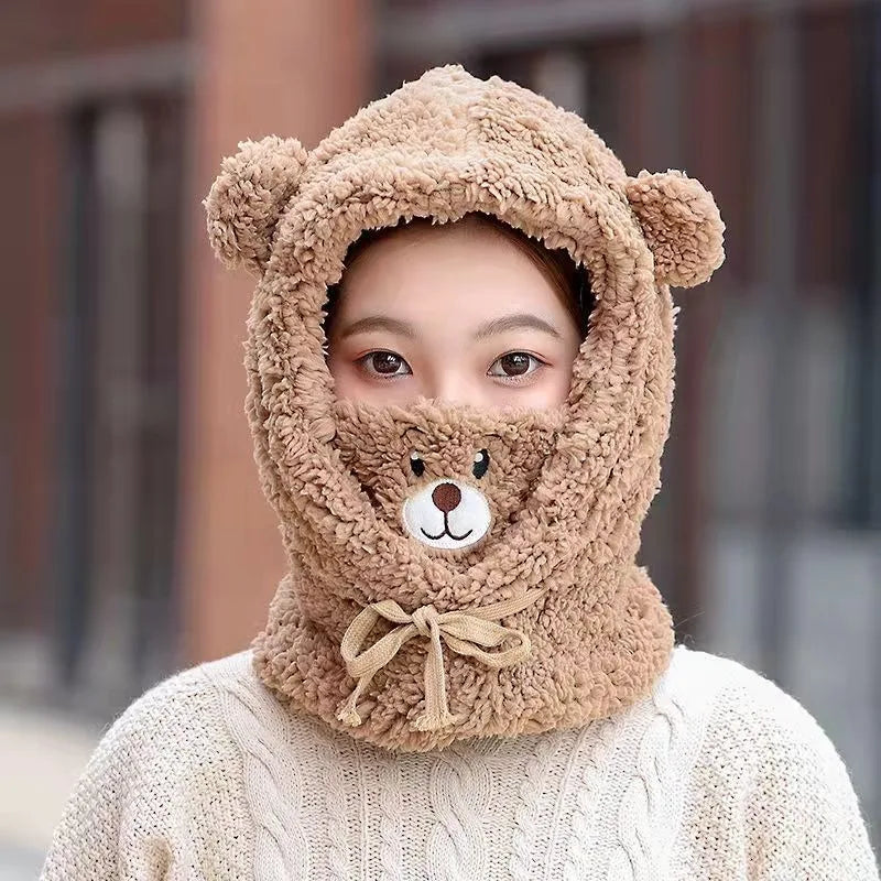 Cagoule enfant Balaclava Ourson fille