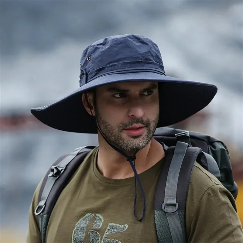 Chapeau homme Outdoor bleu