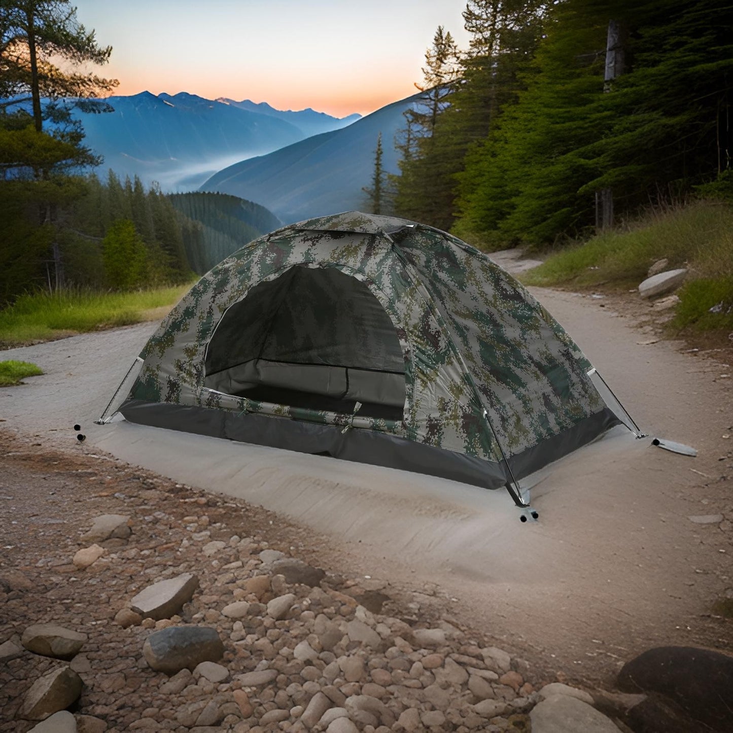 Tente_camping_Camouflage_pour_une_personne